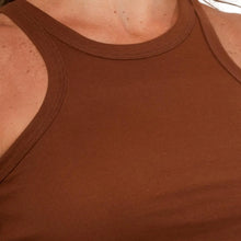 Load image into Gallery viewer, Caffe Ribbed Tank Top
